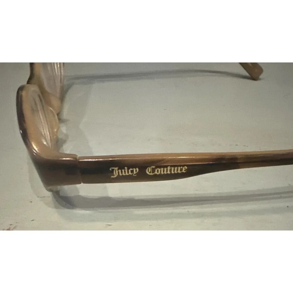 Juicy‎ Couture Brown Tortoise Crown Logo Optical Glasses Frames Women